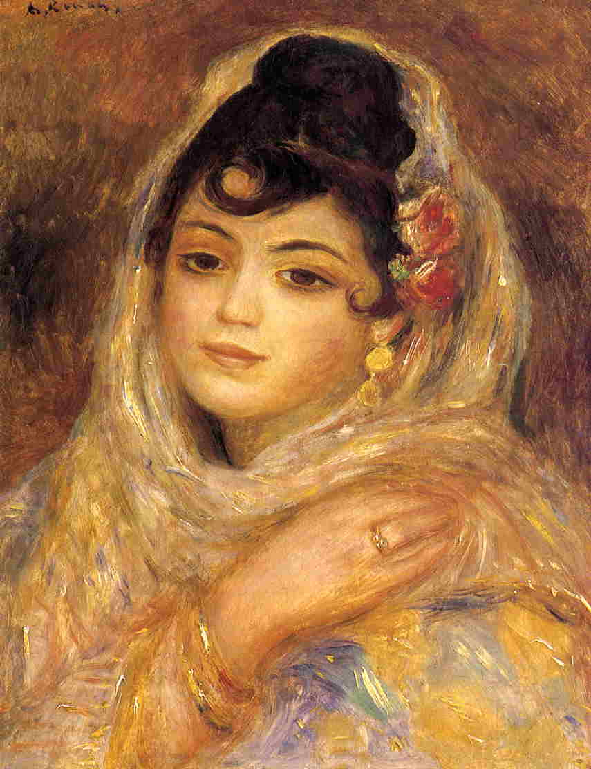 Algerian Woman - Pierre-Auguste Renoir