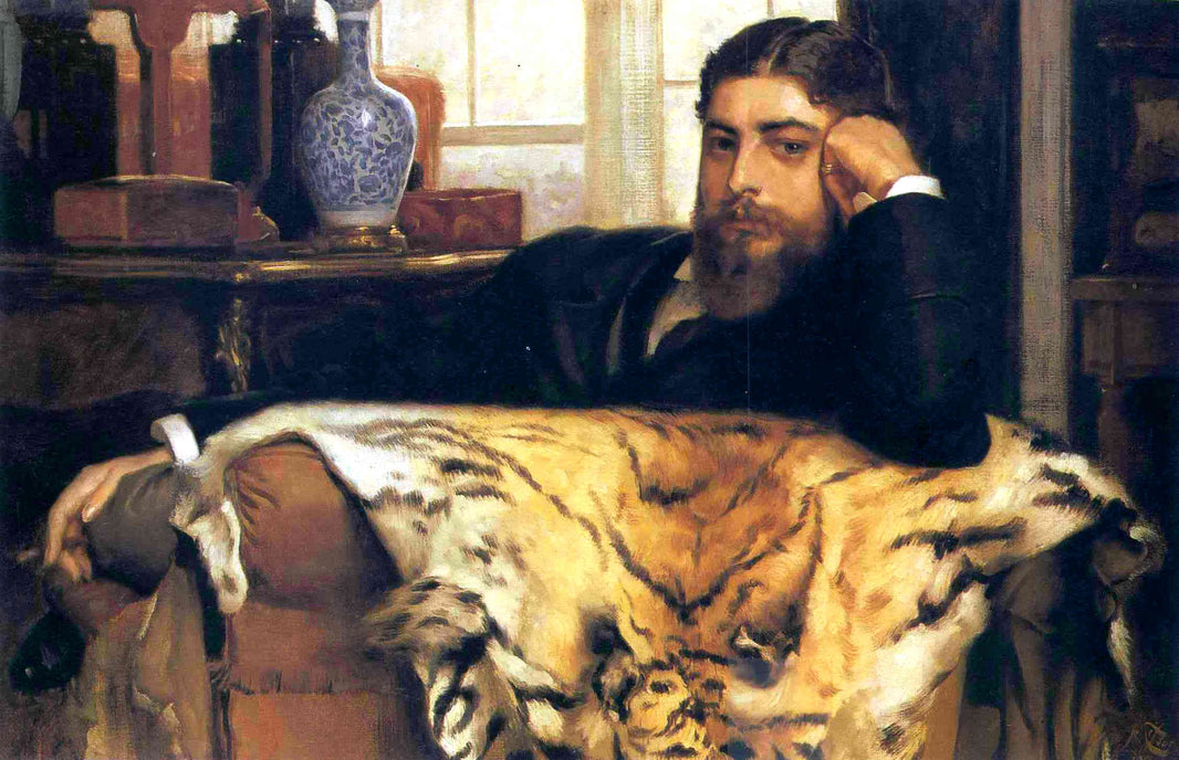 Algeron Moses Marsden by James Tissot — hand-painted portrait oil painting reproduction on canvas