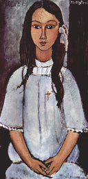 Alice by Amedeo Modigliani, male oil painting wall art, Expressionism