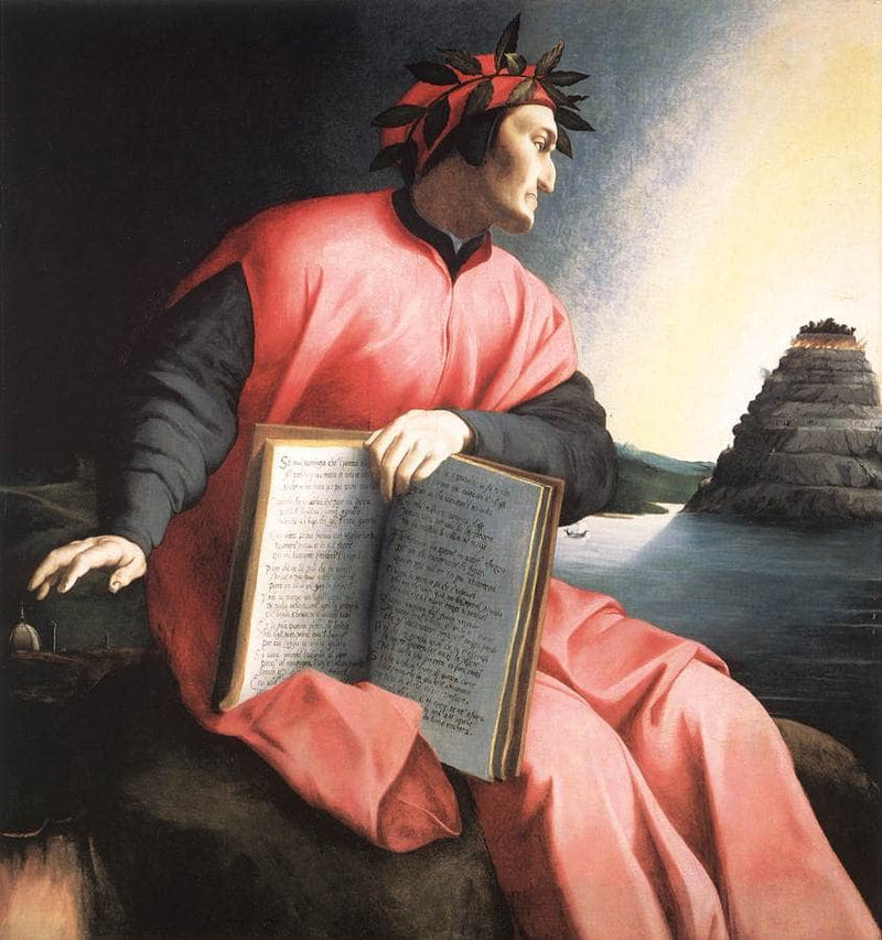 Allegorical Portrait of Dante on gallery wrap