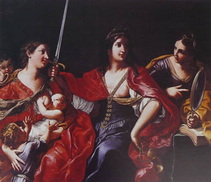 Allegory of Justice, Charity, and Prudence - Elisabetta Sirani