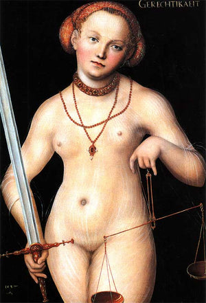 Allegory of Justice - Lucas Cranach the Elder