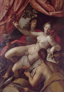 Allegory of Peace, Art, and Abundance by Hans von Aachen — female oil painting wall art, Mannerism Late Renaissance