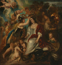 Allegory of peace by Jan Lievens — female oil painting wall art, Baroque