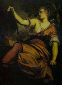 Allegory of Prudence by Tintoretto — hand-painted portrait oil painting reproduction on canvas