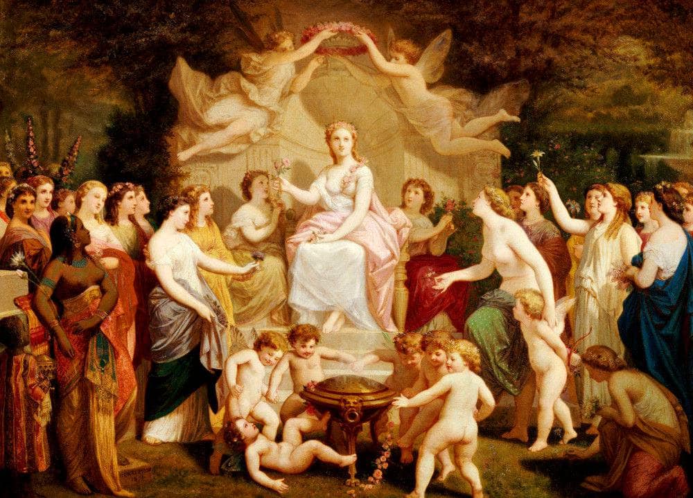 Allegory of Spring by Henri-Pierre Picou — hand-painted cultural oil painting reproduction on canvas