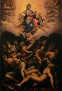 Allegory of the Immaculate Conception by Giorgio Vasari — hand-painted cultural oil painting reproduction on canvas