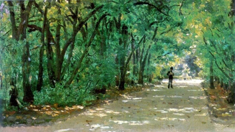 Alley in the park Kachanovka - Ilya Repin