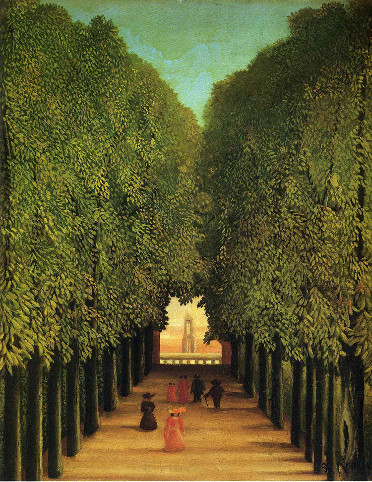 Alleyway in the Park of Saint Cloud - Henri Rousseau