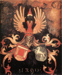 Alliance Coat of Arms by Albrecht Durer — fantasy oil painting wall art, Northern Renaissance