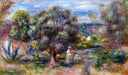 Aloe, Picking at Cagnes by Pierre-Auguste Renoir — rural oil painting wall art, Impressionism