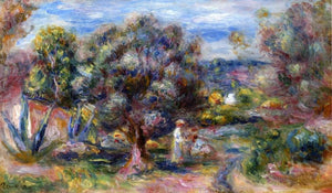 Aloe, Picking at Cagnes - Pierre-Auguste Renoir