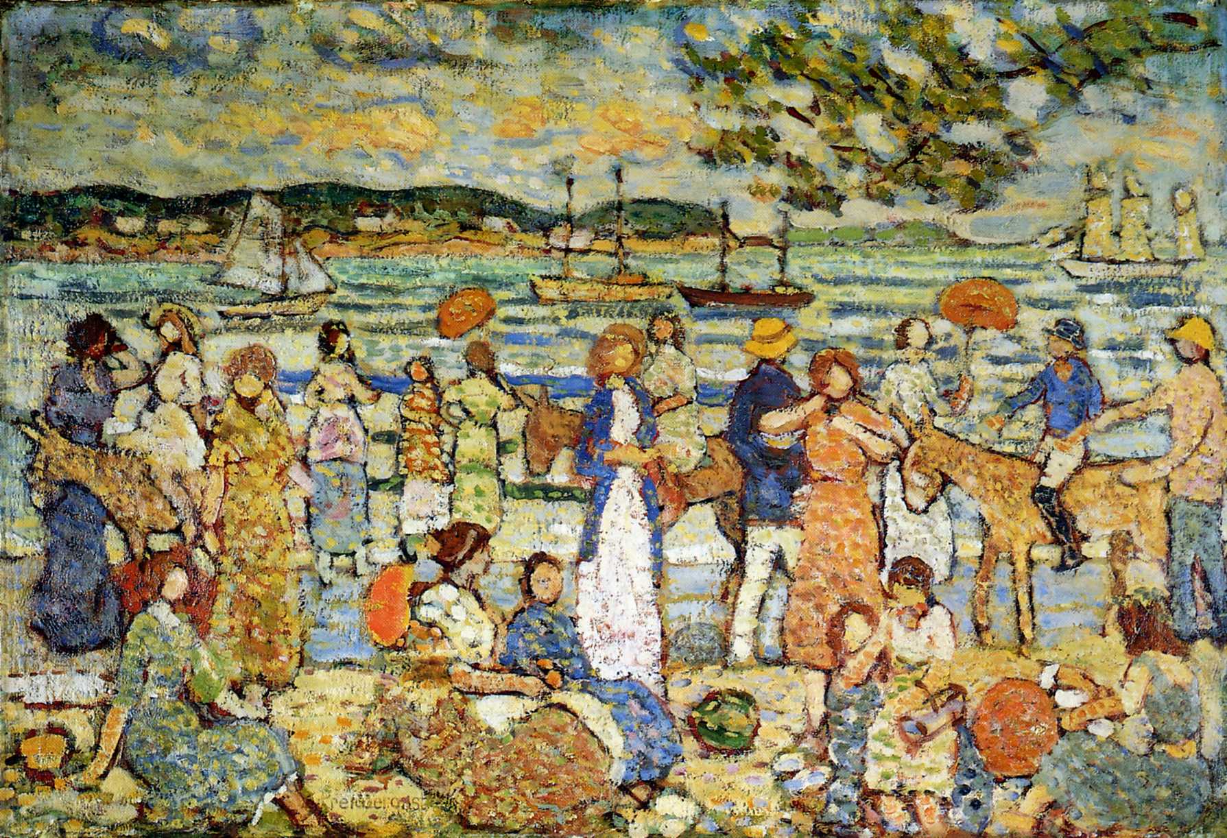 Along the Shore - Maurice Prendergast