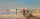 On the beach in Ostend in dining room