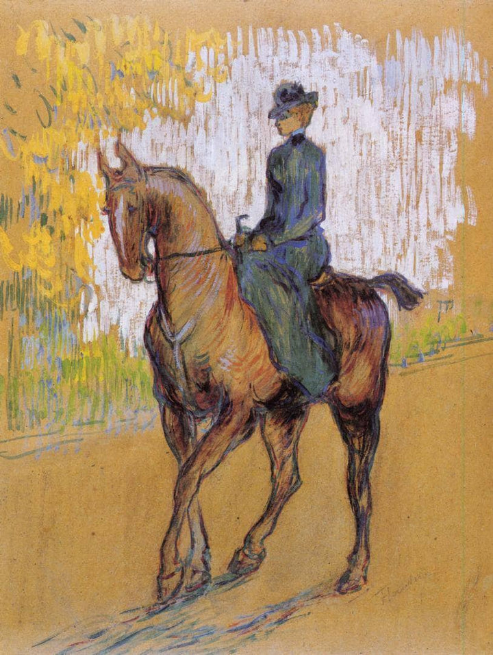Amazone by Henri de Toulouse-Lautrec — hand-painted animal oil painting reproduction on canvas