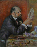 Ambroise Vollard by Pierre-Auguste Renoir — male oil painting wall art, Impressionism