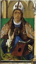 Ambrosio by Justus van Gent — female oil painting wall art, Northern Renaissance