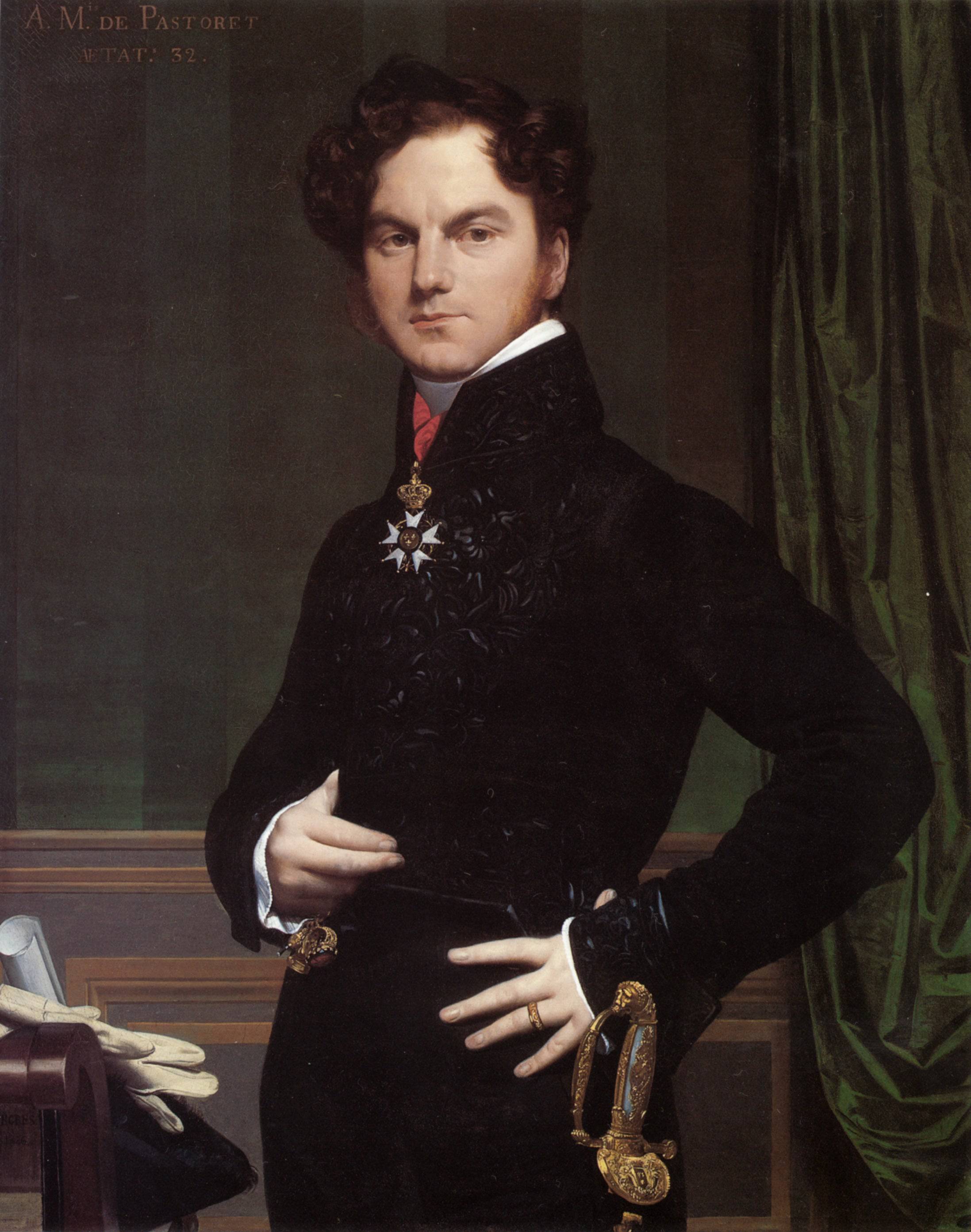 Amedee-David, the Comte de Pastoret - Jean Auguste Dominique Ingres