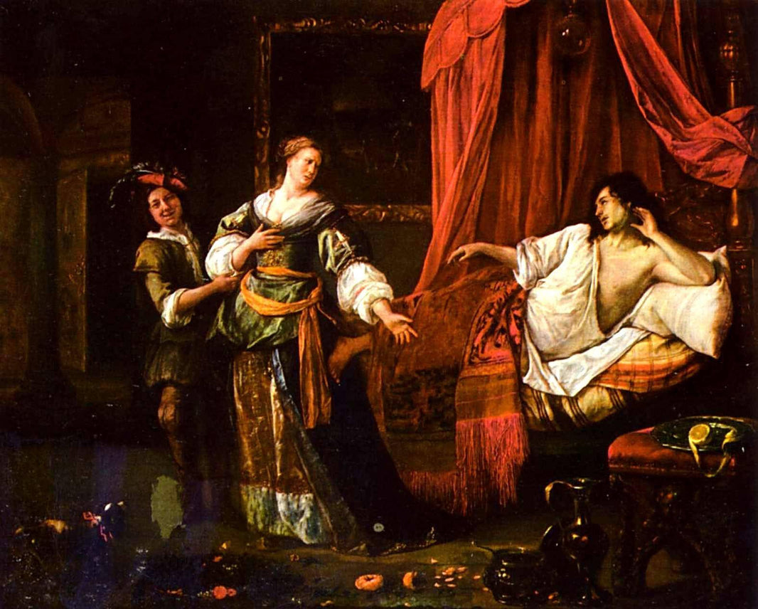 Amnon and Tamar by Jan Steen — hand-painted cultural oil painting reproduction on canvas