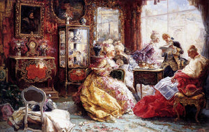 An Afternoon in the Salon - Salvador Sánchez Barbudo