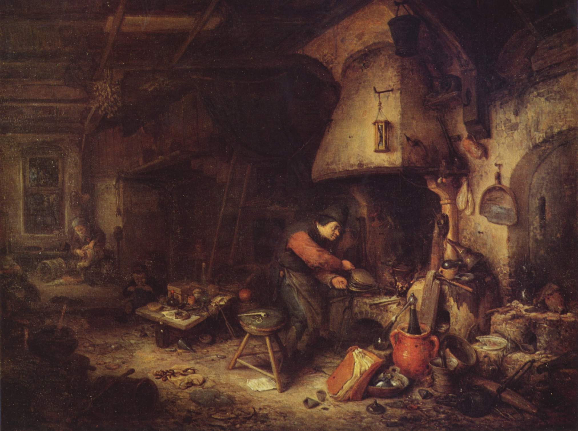 An Alchemist - Adriaen van Ostade