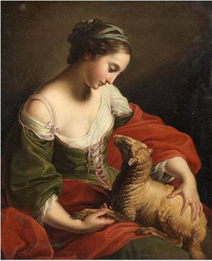 An Allegory of Meekness - Pompeo Batoni