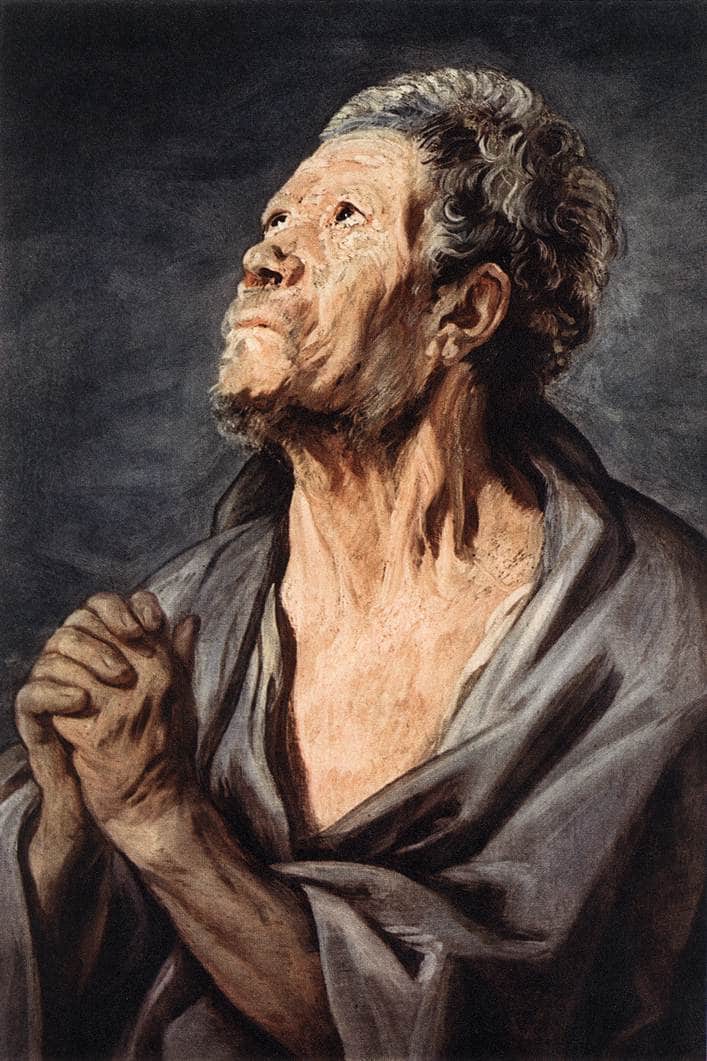 An Apostle by Jacob Jordaens — hand-painted portrait oil painting reproduction on canvas