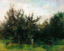 An Apple Orchard by Charles-Francois Daubigny — hand-painted botanical oil painting reproduction on canvas