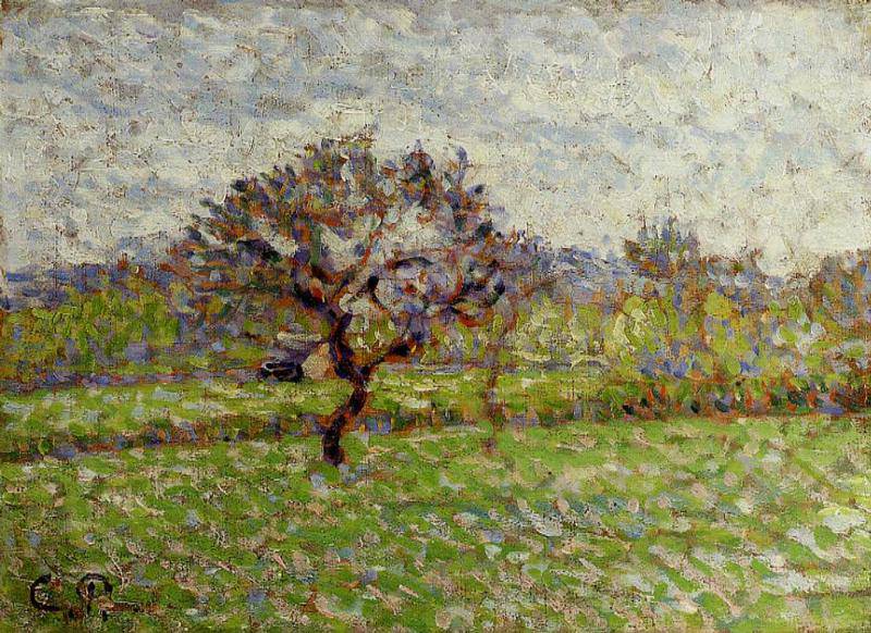 An Apple Tree at Eragny - Camille Pissarro