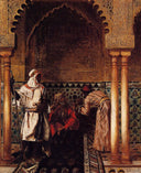 An Arab Sage by Rudolf Ernst — hand-painted architectural oil painting reproduction on canvas