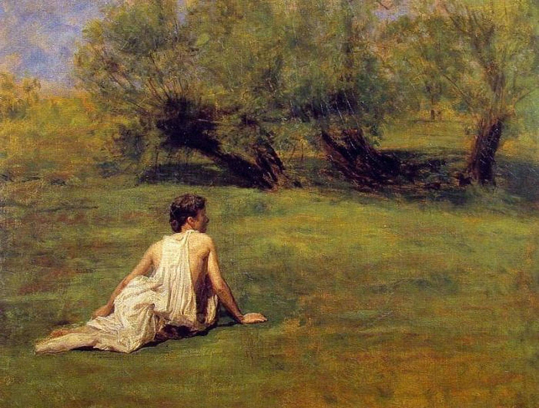 An Arcadian by Thomas Eakins — hand-painted eco oil painting reproduction on canvas