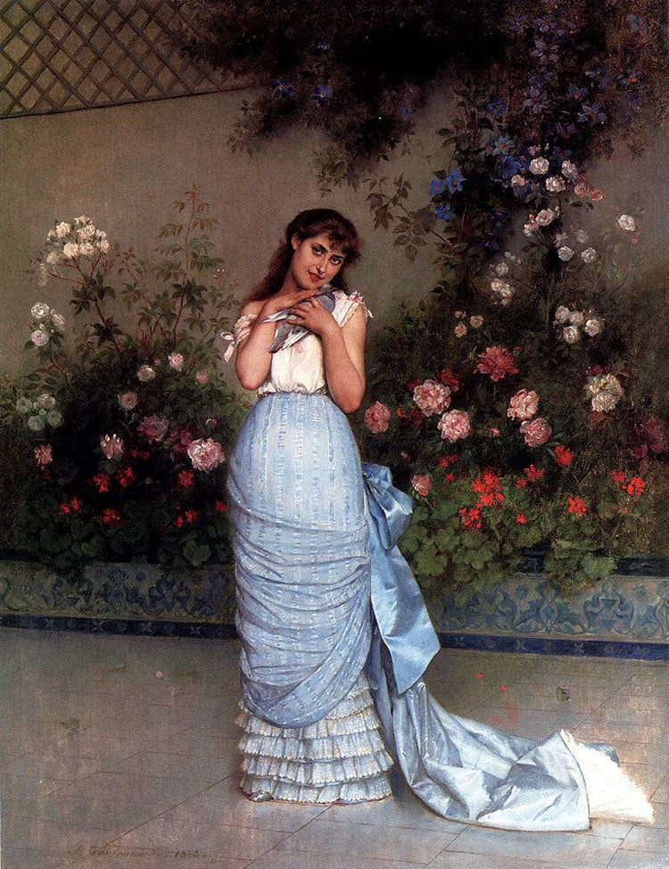 An Elegant Beauty - Auguste Toulmouche