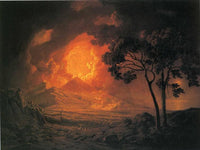 An Eruption of Mount Vesuvius, with the Procession of St. Januariu'-s Head