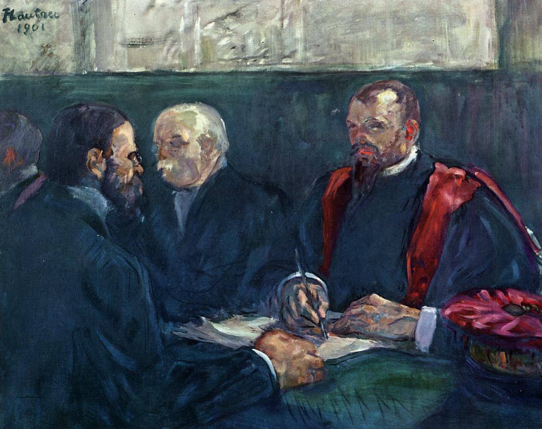 An Examination at the Faculty of Medicine, Paris - Henri de Toulouse-Lautrec