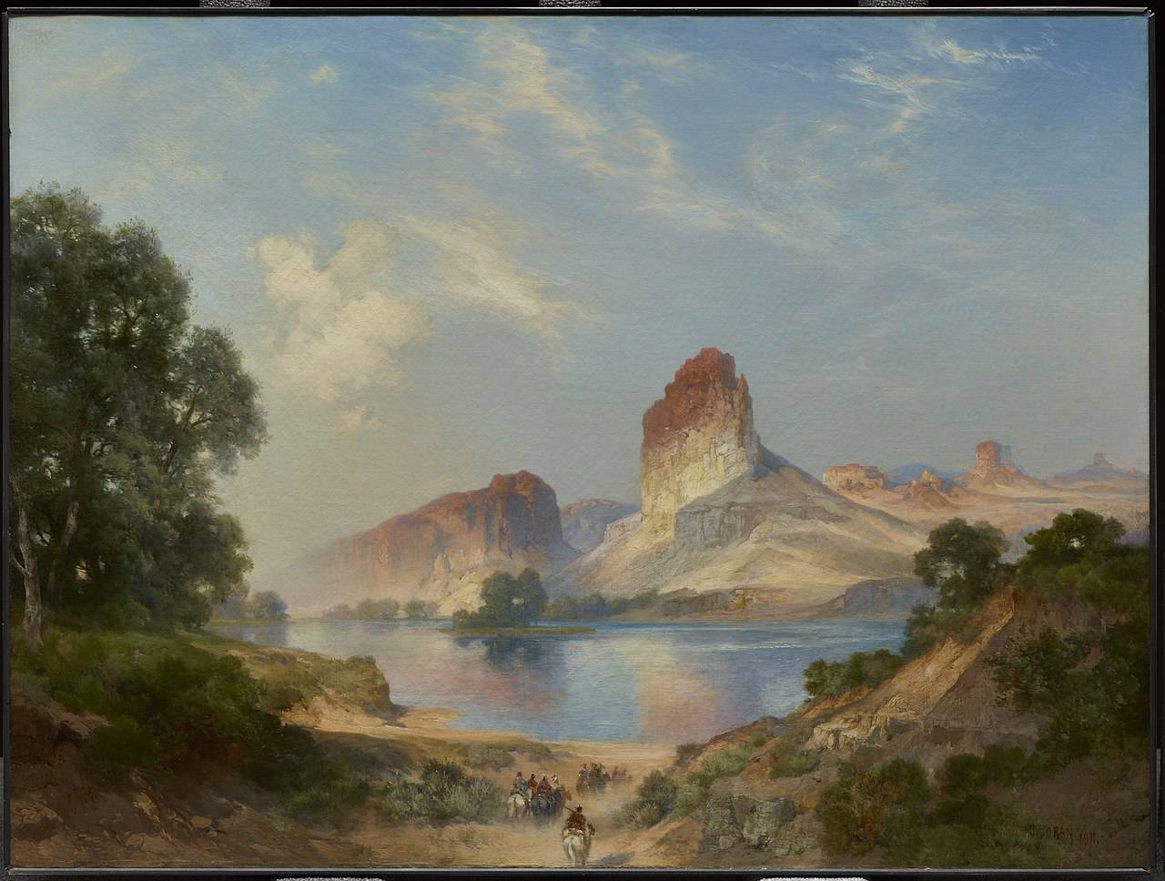 An Indian Paradise (Green River, Wyoming) - Thomas Moran