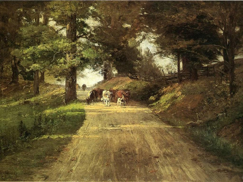 An Indiana Road on gallery wrap