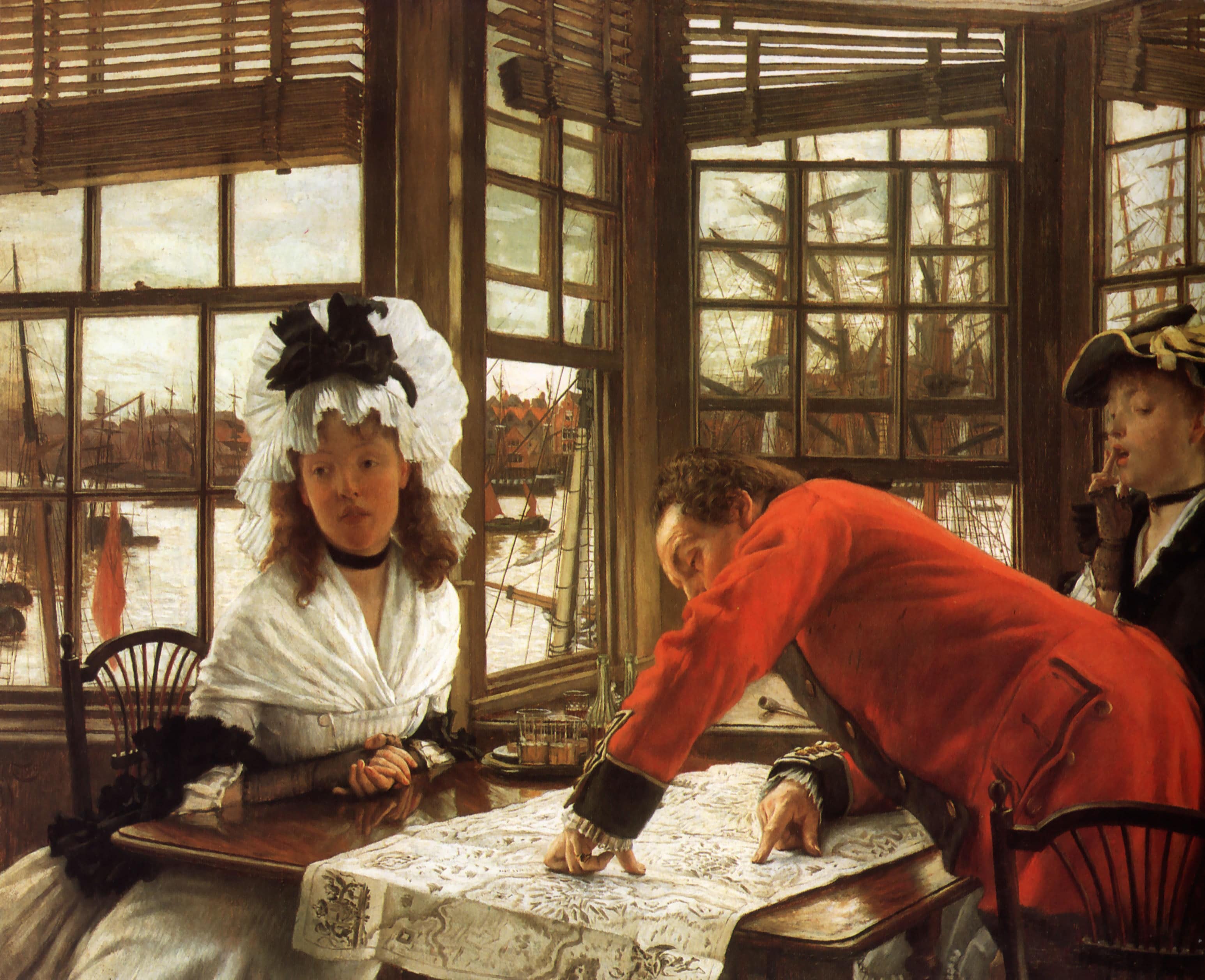 An Interesting Story - James Tissot