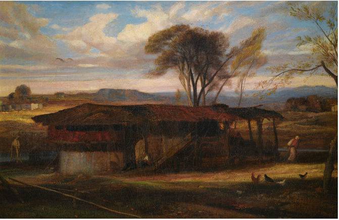 An Oriental Farm - Alexandre-Gabriel Decamps