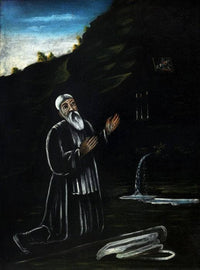 Anchorite Giorgi by Niko Pirosmani — hand-painted cultural oil painting reproduction on canvas