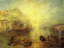 Ancient Italy. Ovid Banished from Rome by J.M.W. Turner — urban oil painting wall art, Romanticism