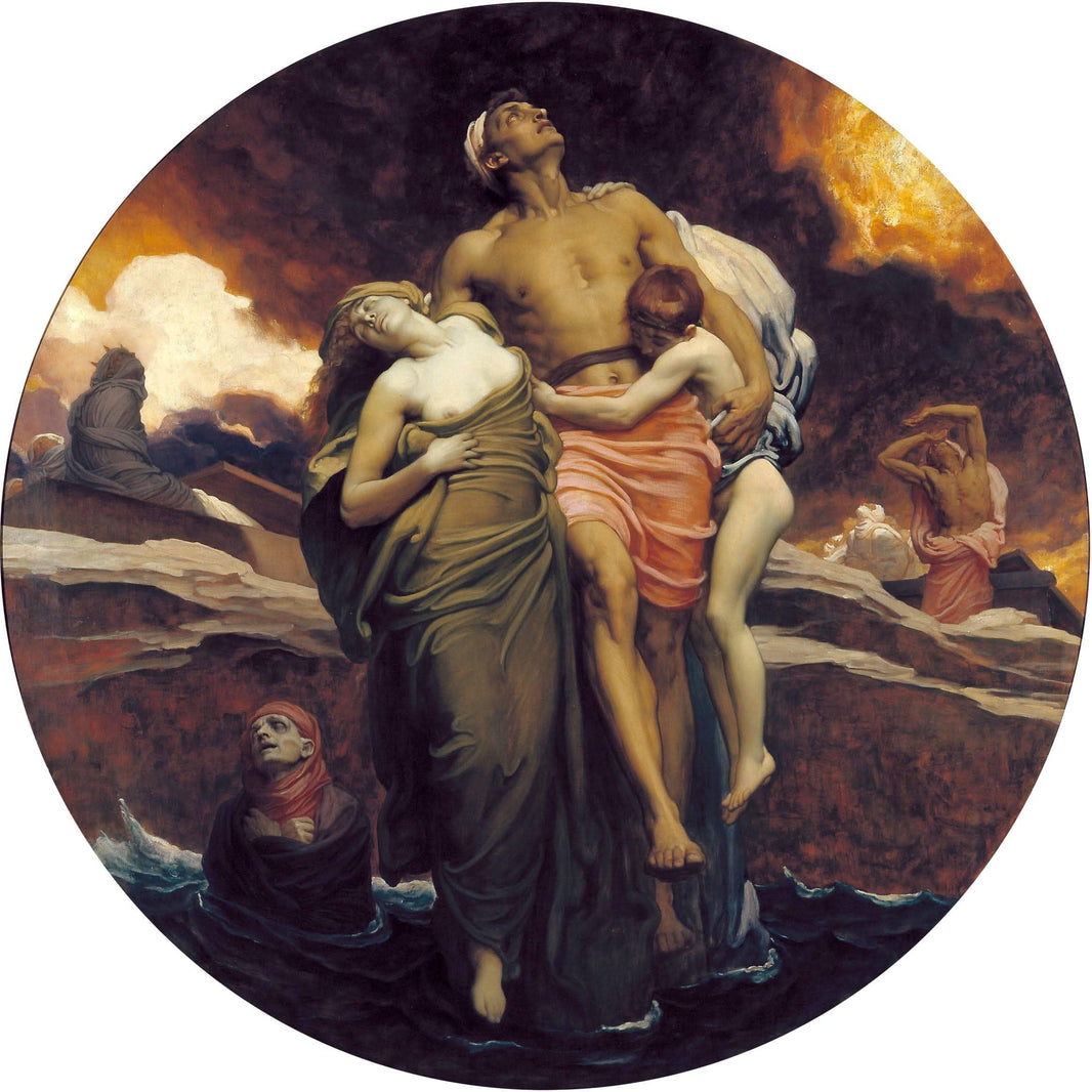And the sea gave up by Frederic Leighton — hand-painted cultural oil painting reproduction on canvas