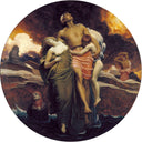 And the sea gave up by Frederic Leighton — hand-painted cultural oil painting reproduction on canvas