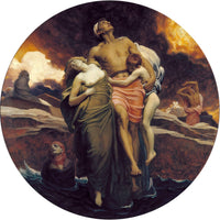 And the sea gave up by Frederic Leighton — hand-painted cultural oil painting reproduction on canvas