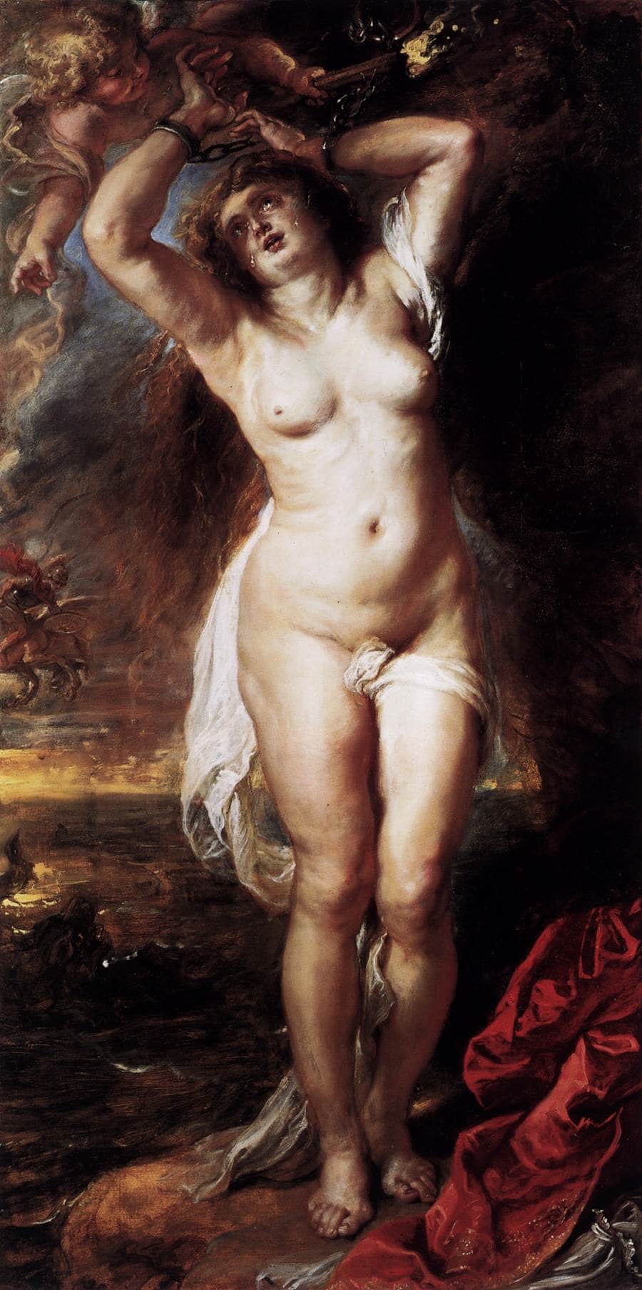 Andromeda by Peter Paul Rubens, hand-painted cultural oil painting reproduction on canvas