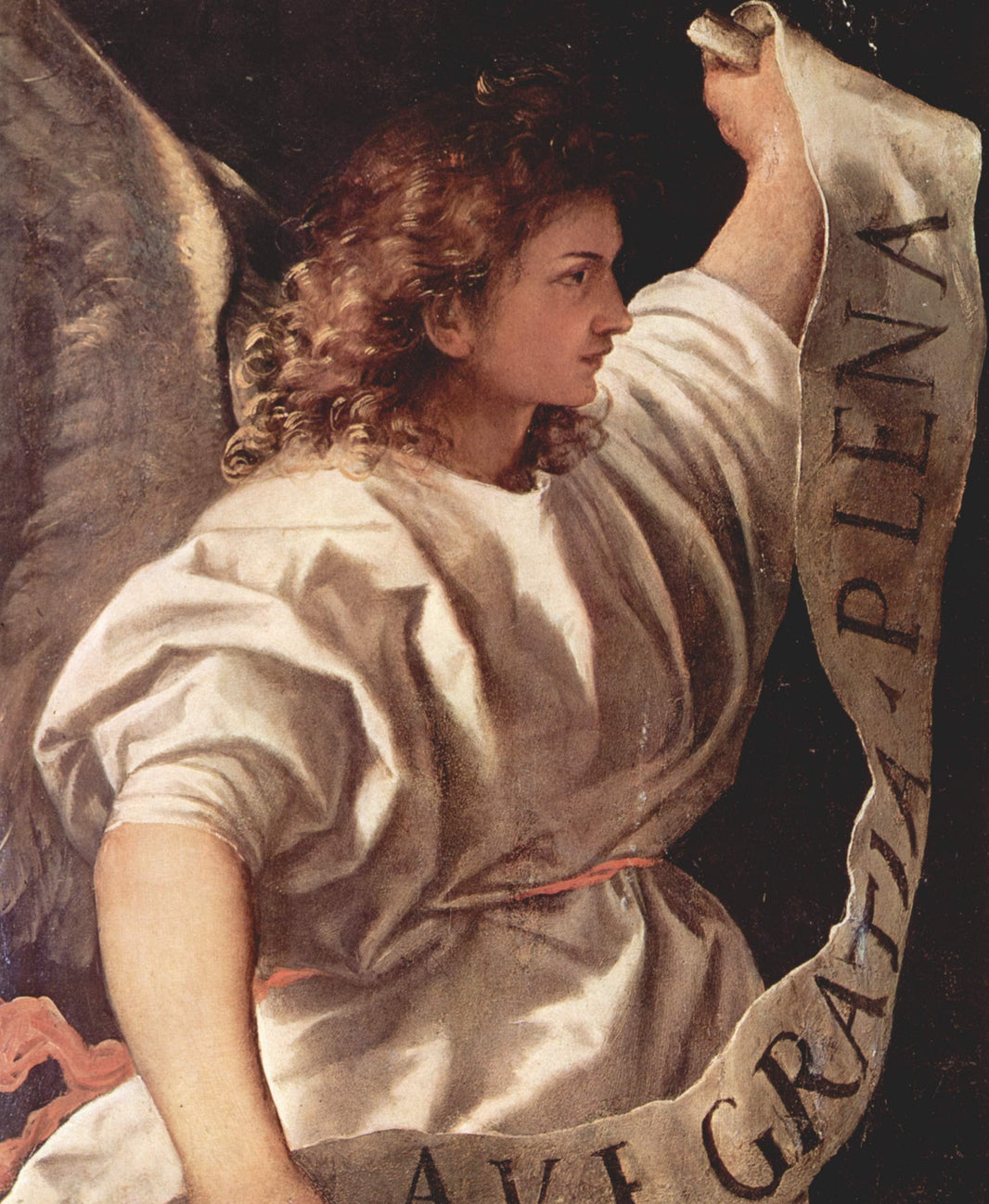 Angel by Titian — hand-painted portrait oil painting reproduction on canvas