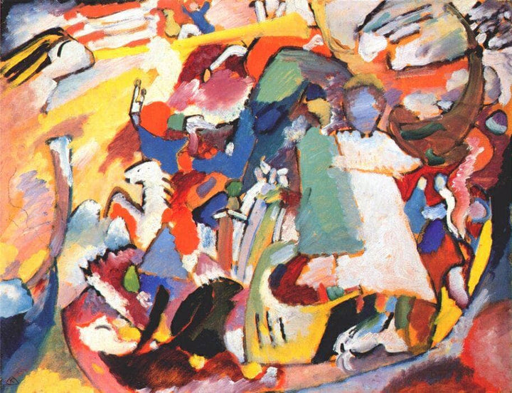 Angel of the Last Judgment by Wassily Kandinsky — hand-painted abstract oil painting reproduction on canvas