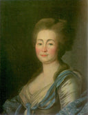 Anna Dorothea Louise Schmidt, née. Baroness Klossen by Dmitry Levitzky — male oil painting wall art, Rococo