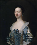 Anne Bateman, later Mrs. John Gisbourne by Joseph Wright — male oil painting wall art, Rococo