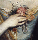 Anne Dashwood (detail) by Joshua Reynolds — religion oil painting wall art, Rococo