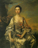 Anne or Molly Cracroft by Joseph Wright — male oil painting wall art, Rococo
